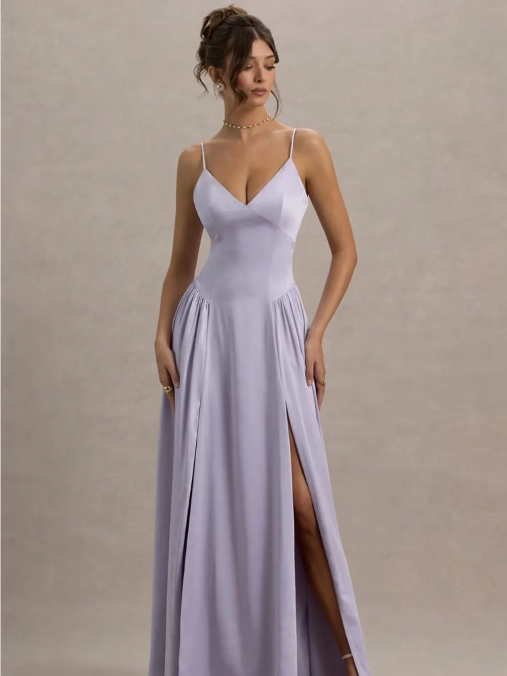 teal long dress A-Line Prom Satin Side Slit Green Formal Dress with Pockets Custom Color / US0 microcategory:Mini up Back Embellishment Silk Mikado Bridal Gown Color:Mojito